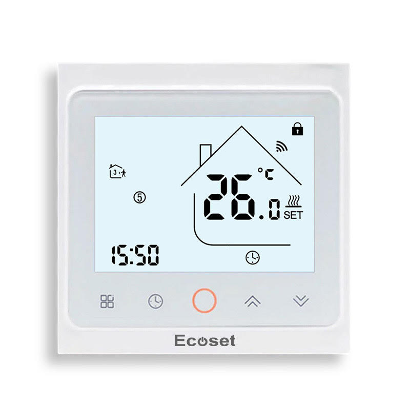 Wi-Fi терморегулятор Ecoset PWT 002 (AC603H) сенсорний програмований для теплої підлоги